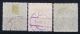 Austria: Mi Nr 225 Y II   - 227 Y II Gebraucht/used/obl.   1918   26 * 29 Mm - Other & Unclassified