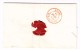 Heimat SO Ballstall (Balsthal) 20.11. ? 2 Kreis Rot 5Rp. Rayon #15II Brief Nach Basel - 1843-1852 Kantonalmarken Und Bundesmarken