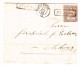 Heimat SZ Steinen Balkenstempel Im Kasten Auf 5Rp. Strubel Auf Ortsbrief 17.12.1862 Schwyz - Lettres & Documents