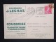 BELGIQUE - Carte Illustrée Par Une Publicité (Courroies Lechat ) Pour La France  En 1937 - A Voir - Lot P12480 - Other & Unclassified