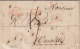 1839 LETTRE HEIDELBERG Pour MARSEILLE. ENTRÉE BADE STRASB 1. GRIFFES HEIDELBERG, 5, BADE R. 2;  TAXE PLUME 15  /  606 - Entry Postmarks