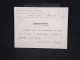 GRANDE BRETAGNE - Perforé " WILLS " Sur Entier Commercial Pour La France En 1910 - A Voir - Lot P12522 - Perforés