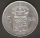 SVEZIA 5 KRONER 1955 AG SILVER - Svezia