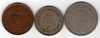 Jordanie : Lot De 3 Pièces 1949-1965 : 10 - 50 - 100 Fils - Jordanie