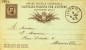 ENTIER POSTAL # UNION POSTALE UNIVERSALE # CARTOLINA ITALIANE PER L'ESTERO # CENTESIMI DIECI # 1882 # - Entiers Postaux