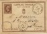 ENTIER POSTAL #  CARTOLINA POSTALE  #  DIECI CENTIMI # 1877 # - Entiers Postaux