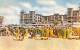 04388 "SCHEVENINGEN - PALACE HOTEL " ANIMATA. SPIAGGIA. CART ILLUSTR. ORIG. SPEDITA 1962. - Scheveningen