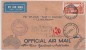 1934 LETTRE . COVER OFFICIAL AIR MAIL NEW ZELAND-AUSTRALIA. PER VH-UXX FAITH IN AUSTRALIA. TRANS-TASMAN  / 6175 - Avions