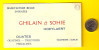 MANUFACTURE BELGE D’ OUATES GHILAIN & SOHIE HOEILAART Tricotines Ouatines Percalines Fabrique RECLAME PUBLICITE P260 - Cartes De Visite