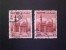 STAMPS  EGITTO 1953 Agriculture, Soldier & Sultan Hussein Mosque CHANGE COLOR  !! NATURAL ! PRINTING FONT ALTERED - Gebruikt