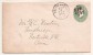 US - 1896 ENTIRE 2c COVER From SOUTH HADLEY, MASS To WESTVILLE, CONN - ...-1900