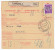 Yugoslavia Kingdom 1938 Sprovodni List - Parcel Card Ljubljana - Kranj B151120 - Covers & Documents