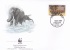 Uganda 1991 WWF Elephants Four FDC (G79-10) - Eléphants