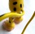 FIGURINE PLASTOY 2001 MARSUPILAMI 19.5 Cm Oreilles Incluses - Bendem - Flexible - Autres & Non Classés