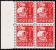 1932. Caravelle. Essay. 15 øre Red. Without Shading In The Lower Sail. Scarce 4-block. ... (Michel: ) - JF180639 - Essais & Réimpressions