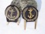 2 ANCIENS INSIGNES CASQUETTE MARINE NATIONALE OFFICIER MARINIER 39.45 - Casques & Coiffures