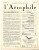 AVIATION  L AEROPHILE 1942  N° 2    PAGES 106  à 124  +  10 PAGES PUBLICITAIRE   TRES BON ETAT DE CONSERVATION - AeroAirplanes