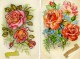 SAINTE CATHERINE - LOT De 4 Cartes - FLEURS , Roses Miosotis, Paillettes - Sainte-Catherine