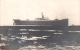 Carte Photo  Bateau Vapeur " Cioriodocée  " Armement Chantier Le Quellec  1900 Sunderland - Piroscafi