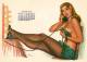 Beautifl Pin-up Girl Calender 1950 - Complete Set Of 12 Postcards - Otros & Sin Clasificación