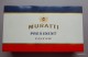 Ancienne Boite Métal Cigarettes  MURATTI  PRESIDENT - Boites à Tabac Vides