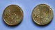 VATICANO 2015, TWO 50 CENT EURO COINS - Vaticano