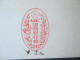 China Streifband?? Roter Stempel. Specimen Aufdruck! RAR!! Schönes Stück - Cartas & Documentos