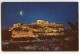 Athènes - L'Acropole Vue La Nuit  - écrite Et Timbrée - 2 Scans - Grèce