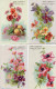 LOT 9 Cartes Publicitaires - Chirorée "A LA MAGICIENNE" - Fleurs - Illustrateur - Flowers