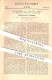 Original Patent - H. Stolzenberg , C. Gronert In Berlin U. Richard Auffm Ordt In Schwelm , 1877 , Steinbohrmaschine !! - Documenti Storici