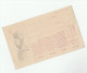 1880s SWITZERLAND Taxe 20 Post MONEY ORDER CARD With PENCIL HAND DRAWN PICTURE Revenue Stamps Cover - Fiscale Zegels
