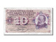 Billet, Suisse, 10 Franken, 1969, 1969-01-15, TTB - Zwitserland