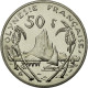 Monnaie, French Polynesia, 50 Francs, 1967, FDC, Nickel, Lecompte:110 - Frans-Polynesië