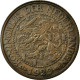 Monnaie, Pays-Bas, Wilhelmina I, 2-1/2 Cent, 1929, SUP, Bronze, KM:150 - 2.5 Centavos