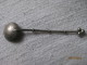 Cuillère Argent Avec Une Pièce Des Etats Pontificaux: 10 Baiocchi 1858 - Spoons