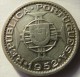 PORTUGAL -Mozambique - 20 Escudos 1952 SILVER  COIN  Used  -- 2 Scans - Portugal