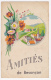 Carte Fantaisie Illustrée - Amitiés De Besançon - Circulé Sans Date, Sous Enveloppe - Besancon