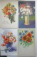 CPA LOT 5X Litho ILLUSTRATEUR Divers 1X KLEIN ? Theme VASE Fleur De France Bleuet Marguerite Pavot Coquelicot - Sammlungen & Sammellose