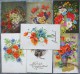 Cp LOT 7X Litho Relief ILLUSTRATEUR KLEIN ET Divers Theme Fleurs De France Bleuet Marguerite Pavot Coquelicot - Collections & Lots