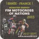 SOUS BOCK ERNEE MONSTER ENERGY FIM MOTOCROSS OF NATIONS 2015 - Beer Mats