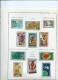 Magnifique Collection De Timbres  Presque Complete Sur Feuilles D'album.1967/75 ,feuilles 21 à30 - Bénin – Dahomey (1960-...)