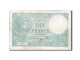 Billet, France, 10 Francs, 10 F 1916-1942 ''Minerve'', 1939, 1939-10-12, TB - 10 F 1916-1942 ''Minerve''