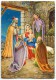 JOYEUX NOËL - Les Rois Mages Offrent Des Présents à Jésus, Joseph Et La Vierge Marie - Non écrite - 2 Scans - Autres & Non Classés