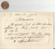 CARTE DE VISITE T. HUMBERT, PIANISTE POUR SOIREES DANSANTES à CHARNAY LES MACON (SAONE ET LOIRE) 1913 - Cartoncini Da Visita