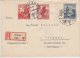 DR - 25+12+8 Pfg. WHW, Einschreibebrief SST Breslau "Tag Der Briefmarke" 1939 N. - Stamp's Day