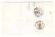 Heimat AG Aarburg 11.6.1863 Einkreisst. Mit Waagr. Paar 20Rp. Strubel Brief (ohnen Inhalt) Nach Mulhouse - Covers & Documents