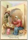 JOYEUX NOËL - A. Collino - Deux Enfants Visitent Jésus Sur Sa Crèche, Joseph, Vierge Marie- écrite - 2 Scans - Autres & Non Classés