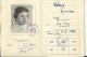 VOLLEYBALL  FEDERATION OF YUGOSLAVIA  / CROATIA   --  MEMBERSHIP CARD  --  LADY FOTO  --  1958 - Historische Dokumente