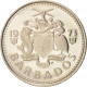 Monnaie, Barbados, 10 Cents, 1973, Franklin Mint, SPL, Copper-nickel, KM:12 - Barbados (Barbuda)