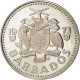 Monnaie, Barbados, 25 Cents, 1973, Franklin Mint, SPL, Copper-nickel, KM:13 - Barbados (Barbuda)